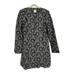 CABI Lacy Coat Jacket Button up Black Career Business Wear Size Medium